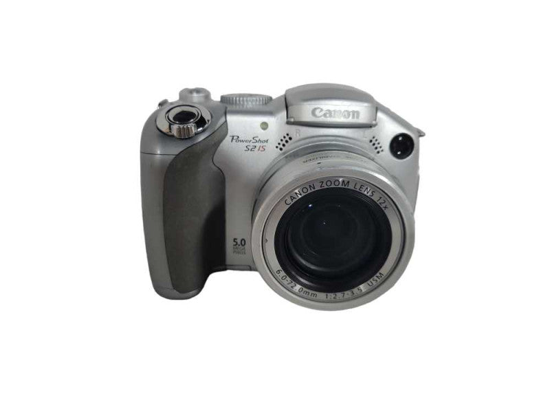 Canon PowerShot S2 IS 5.0MP 12x Zoom Flip Screen Compact Digital Bridge Camer !