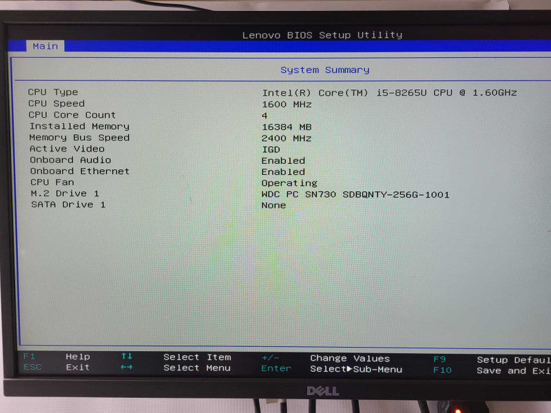 Lenovo M630e USFF i5-8265U @ 1.6GHz 16GB DDR4 256GB M.2 with AC Q$