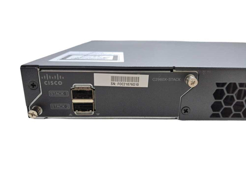 Cisco WS-C2960X-24PD-L | 24 Port GigE PoE+ 370W Switch 2x 10G SFP+ w/ Stack )