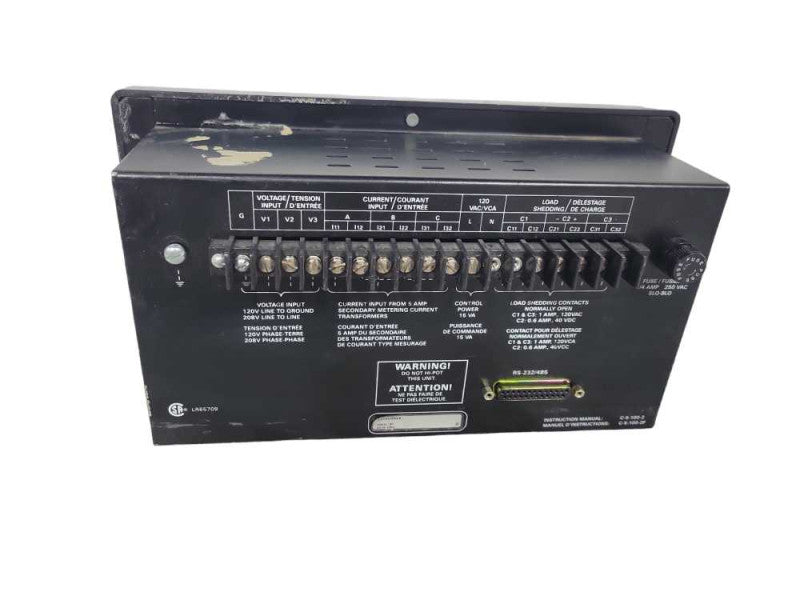 Federal Pioneer DMS2P-CR Digital Metering System 120VAC 60Hz READ !