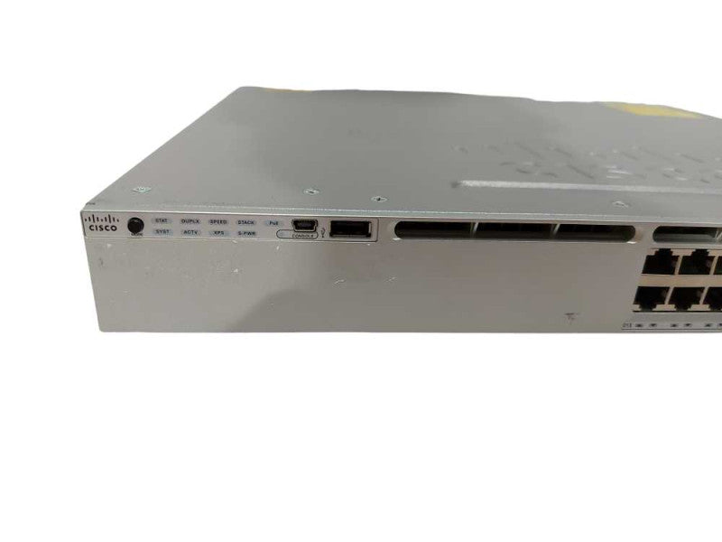 Cisco Catalyst WS-C3850-24P-S V05 24x port gigabit PoE+ Network Switch   #