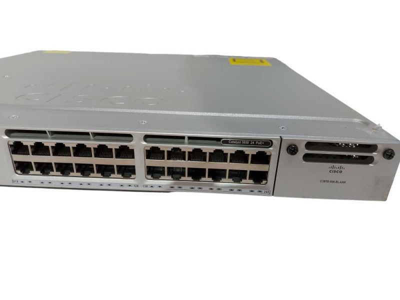 Cisco Catalyst WS-C3850-24P-S V05 24x port gigabit PoE+ Network Switch   #