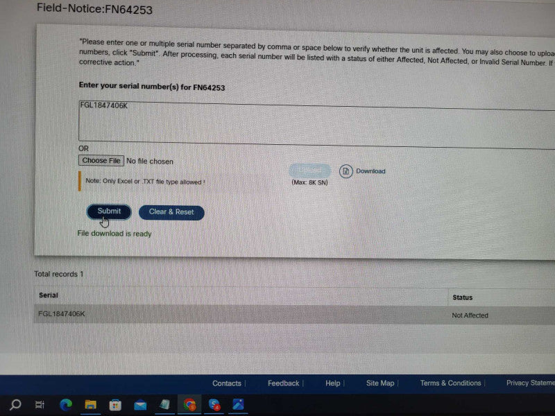 Cisco ASA5525-X Adaptive Security Firewall No HDD - Not Affected. $