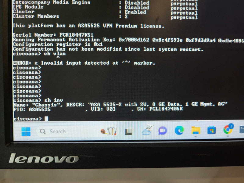 Cisco ASA5525-X Adaptive Security Firewall No HDD - Not Affected. $