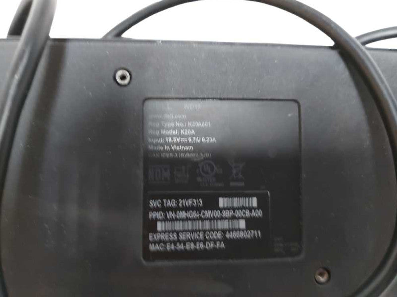 Dell WD19 Docking Station With 180w Power Adapter Combo #