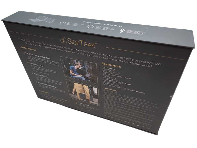 SideTrak 12.5â Full HD attachable portable monitor for laptop &