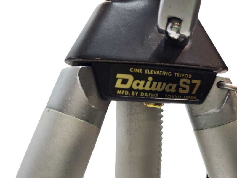 Daiwa S7 Cine Elevating Tripod with carrying case - Made in Japan &