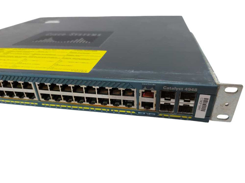 Cisco Catalyst 4948 WS-C4948-S V06 48 Port Gigabit Switch 1x PSUs #