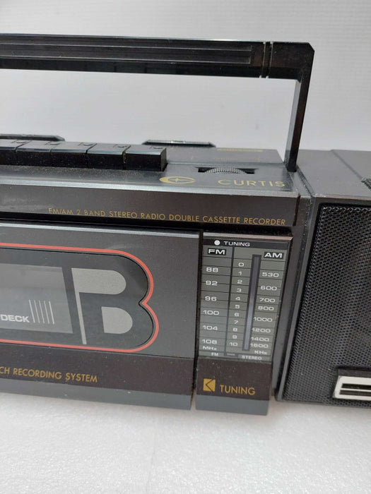Curtis FM/AM 2 Band Stereo Radio Double Cassette Recorder Model: RC-264 ?