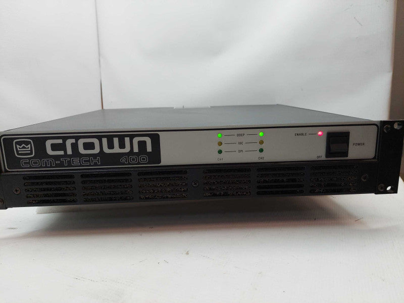 Crown COM-TECH 400 2- Channel AMP Model: comtech 400 series Rack Mountable  ?