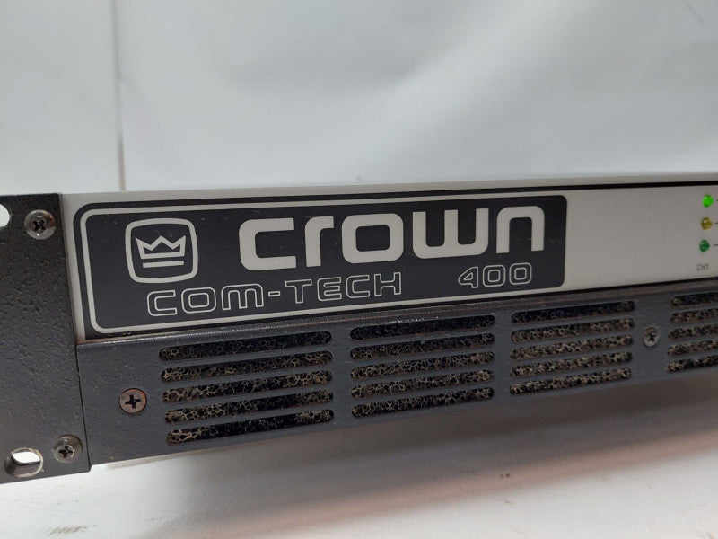 Crown COM-TECH 400 2- Channel AMP Model: comtech 400 series Rack Mountable  ?
