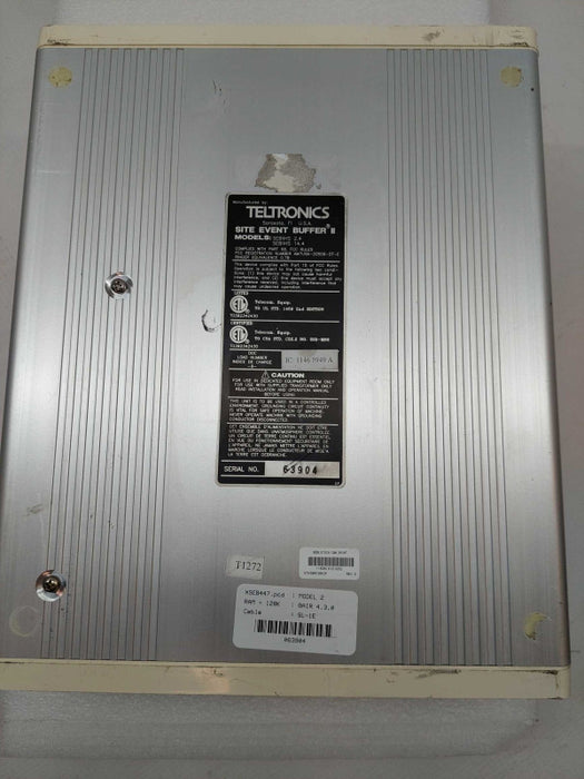 Teltronics SEB II Site Event Buffer II Model: sebiihs 2.4 128K 2 port  ?