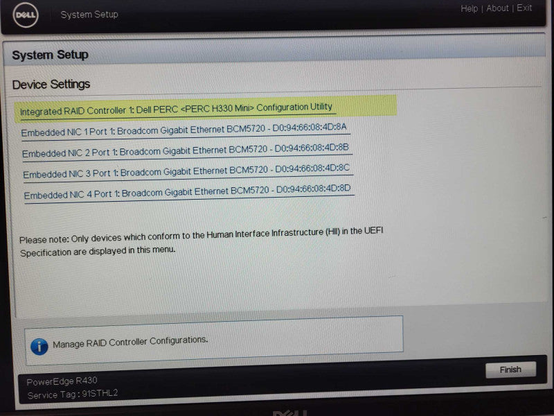 Dell PE R430 E5-2620 v3 2.4GHz 32GB ECC DDR4 H330 Mini 3.5\\" READ $