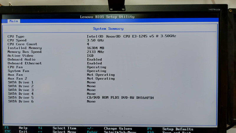 Lenovo P310 Workstation Xeon E3-1245 V5 @ 3.50ghz / 16gb ram / READ  #