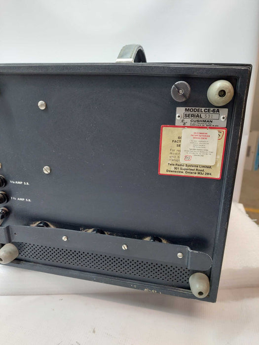 Cushman Electronics Communications Monitor Model: CE-6A ?