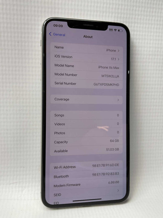Apple iPhone Xs Max 64GB UNCLOCKED READ  -