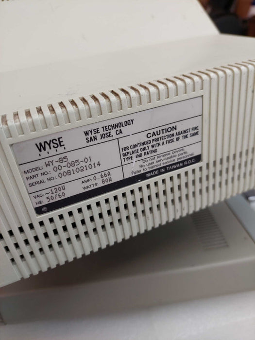 Wyse Model: WY-85 Part No.00-085-01 ?