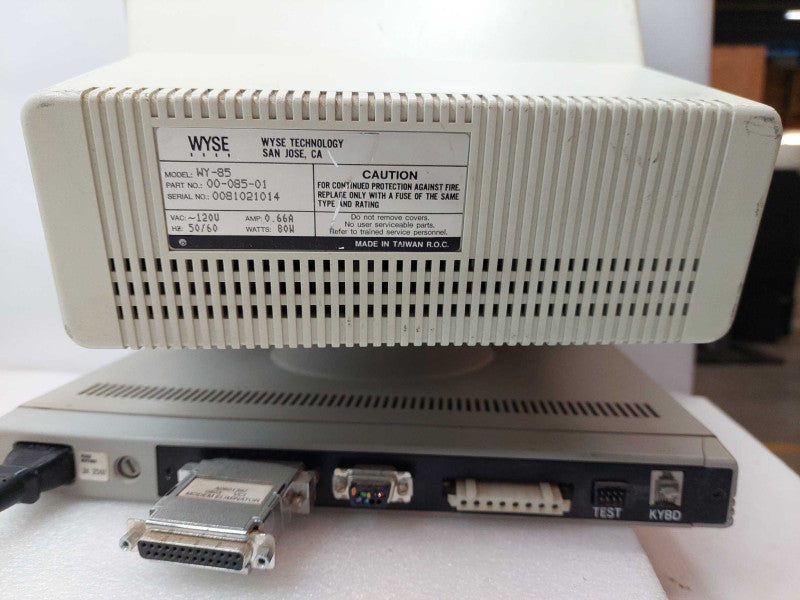 Wyse Model: WY-85 Part No.00-085-01 ?