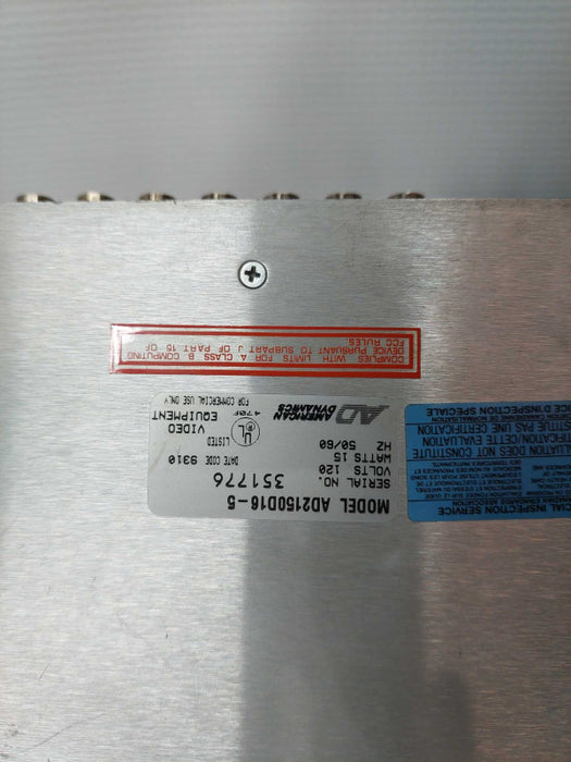 American Dynamics  System V  Model: AD2150D16-5 ?