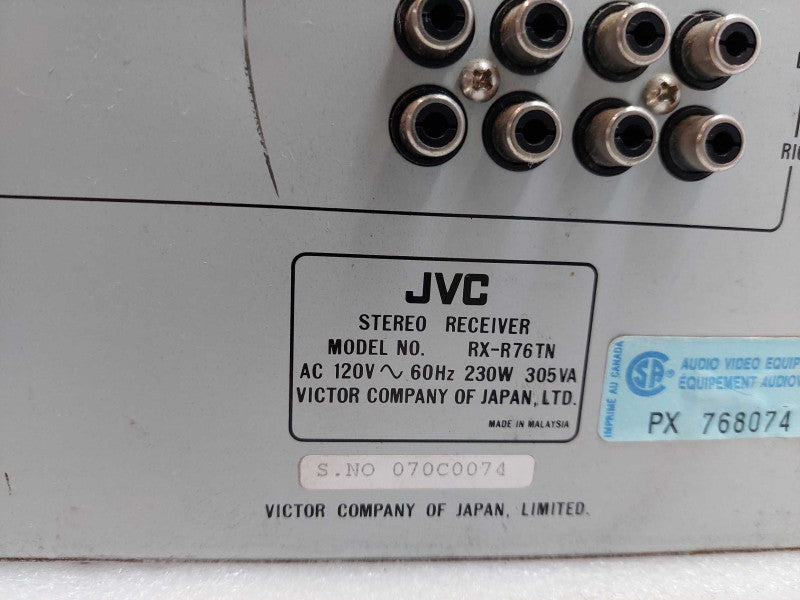 JVC Stereo Receiver Model: RX-R76TN Made in Japan Vintage  ?