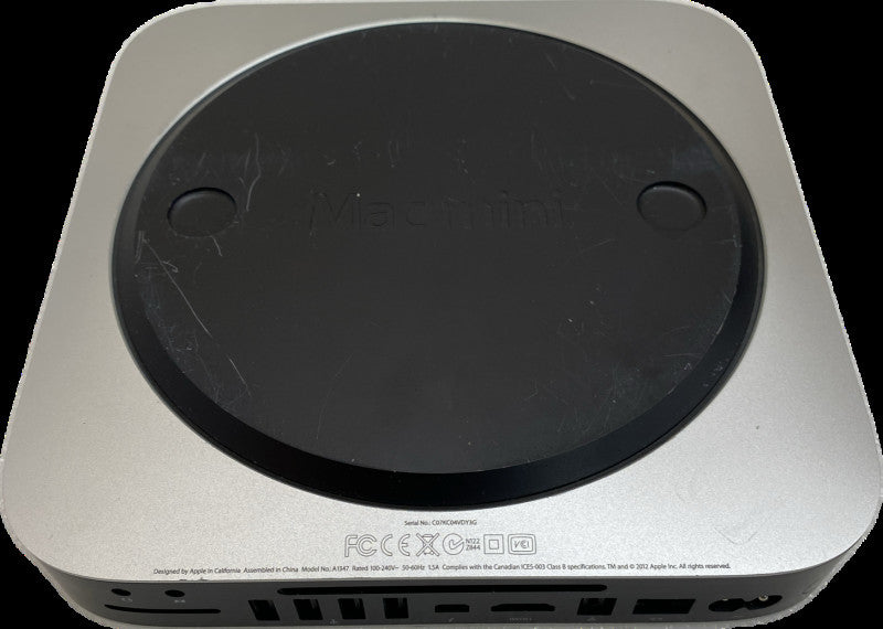 Apple Mac mini Late 2012 Intel Core i5-3210M @ 2.50 GHz 8 GB RAM 500 GB HDD