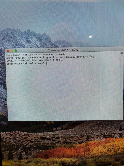 Apple Mac mini Late 2012 Intel Core i5-3210M @ 2.50 GHz 8 GB RAM 500 GB HDD