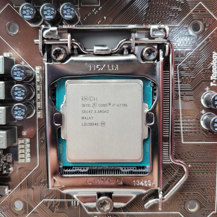MSI Z87-G45 Gaming Motherboard with Intel Core i7-4770K & 8GB RAM READ  -