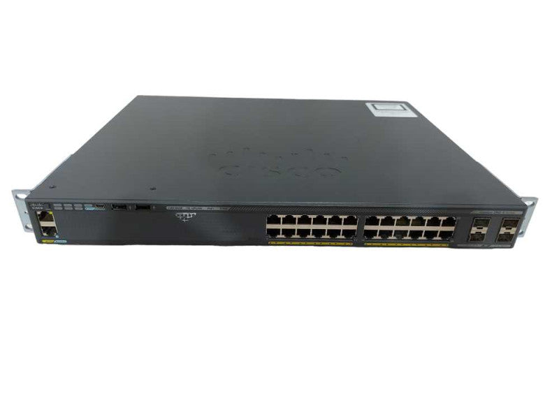 Cisco WS-C2960X-24PS-L V01 Catalyst 24 Port PoE+ Switch Factory Reset #
