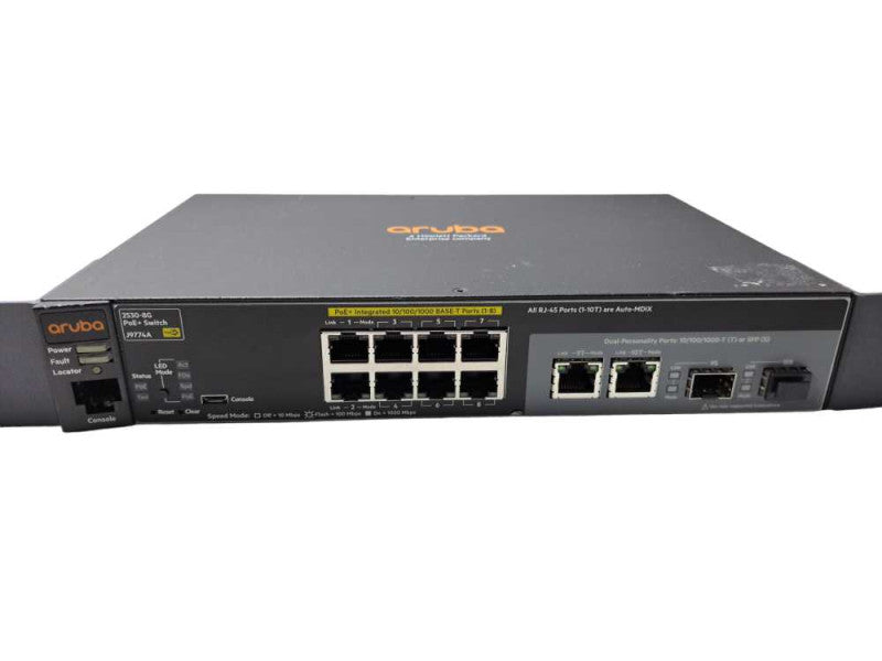HPE Aruba 2530-8G 8-Port Gigabit PoE+ Network Switch J9774A