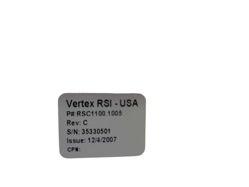 Vertex RSC-1100 1:1 Redundant System Controller Q_