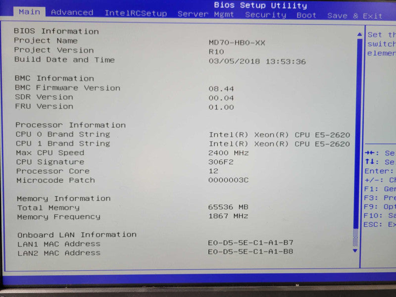 Datto 2U Server, 2x Xeon E5-2620v3 2.4GHz, 64GB DDR4 2x PSU 12x3.5\\" & 2x2.5  _