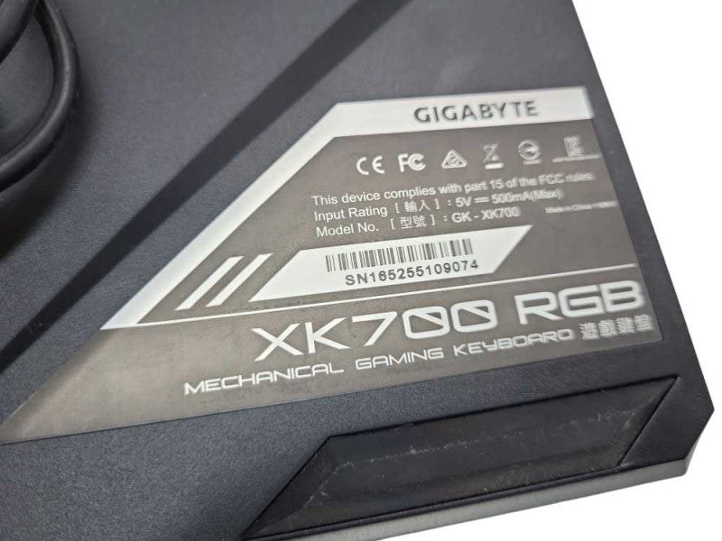 Gigabyte Gaming XK700 Mechanical, Red Switches Keyboard &