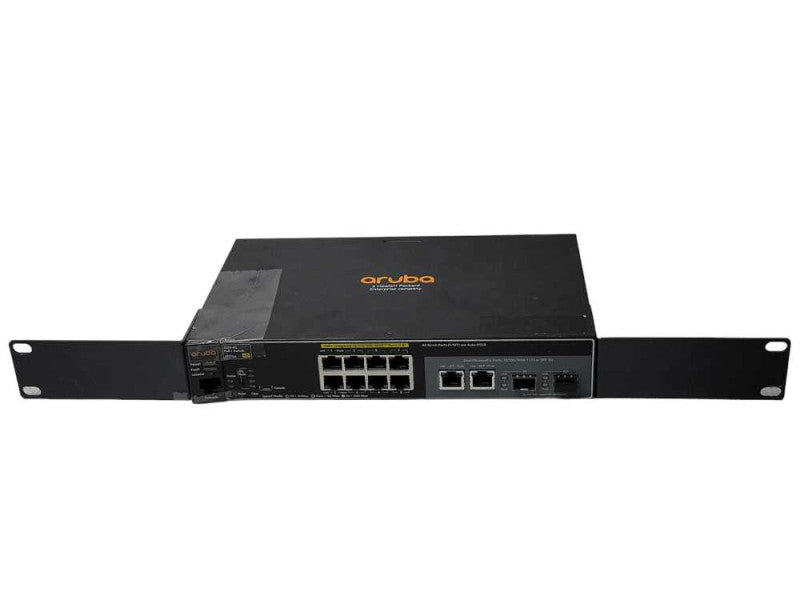 ARUBA HP 2530-8G PoE+ 12 PORT ETHERNET SFP SWITCH J9774A, READ _