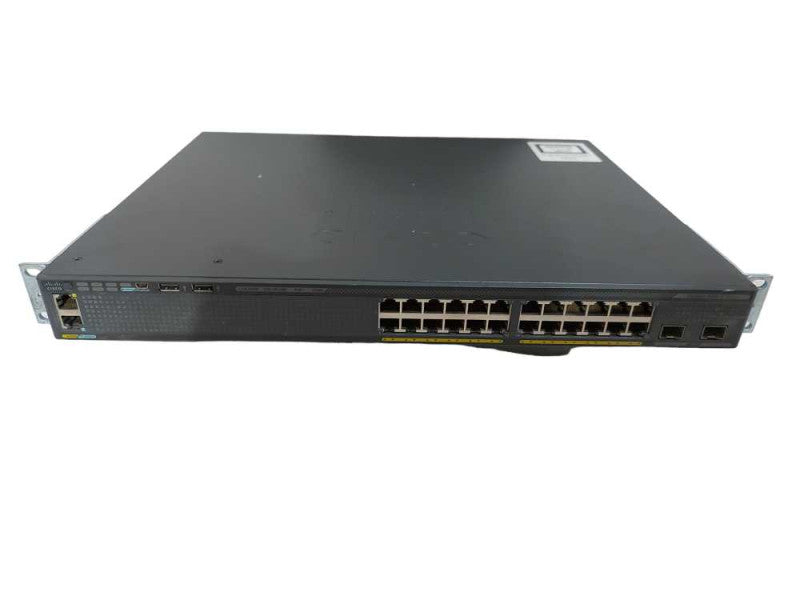 Cisco Catalyst WS-C2960X-24PD-L 24-Port PoE+ Gigabit Switch 370w SFP+  #