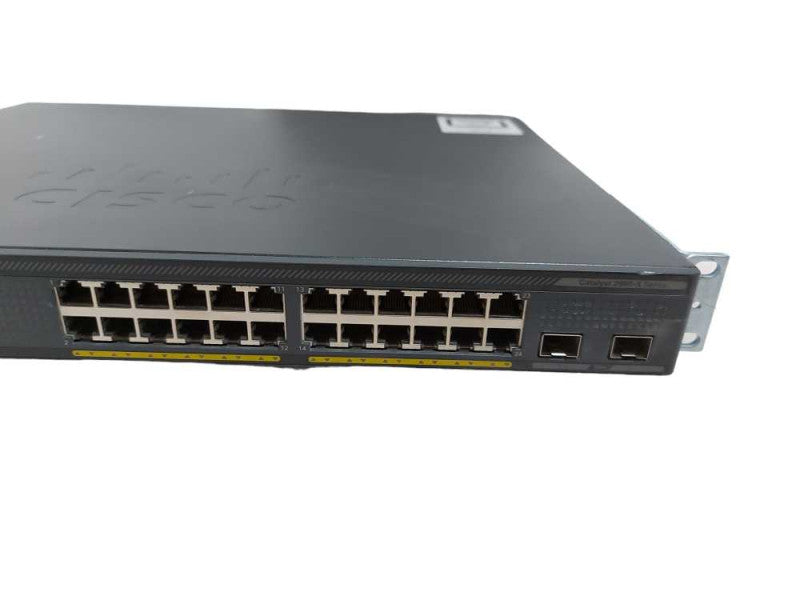 Cisco Catalyst WS-C2960X-24PD-L 24-Port PoE+ Gigabit Switch 370w SFP+  #
