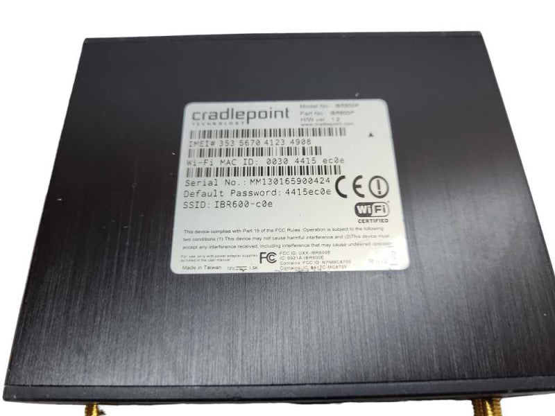 WIPIPE CradlePoint IBR600P Router &