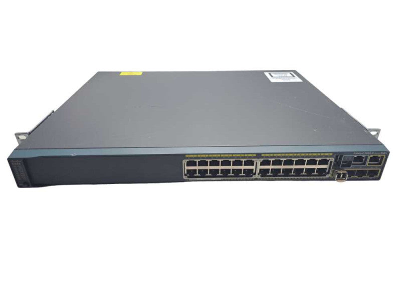 Cisco WS-C2960S-24PS-L 24 Port Gigabit 370W PoE+ Network Switch )