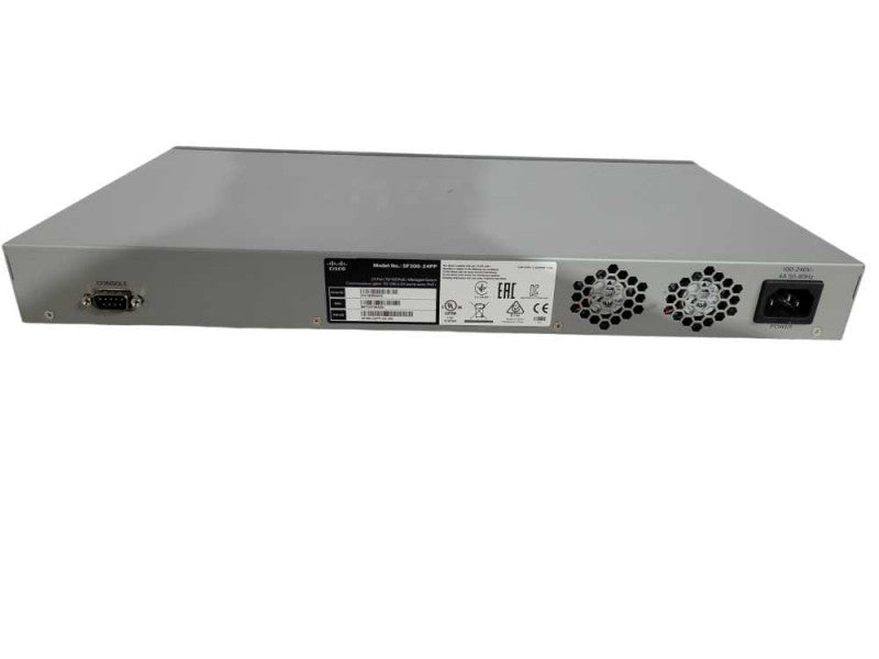 Cisco SF300-24PP 24-Port Fast 10/100 Ethernet PoE+ Managed Switch !