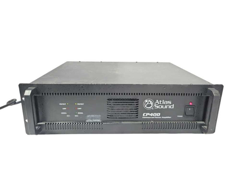 Atlas Sound Commercial Power Amplifier CP400 Amp Dual Channel 400W, Read Q_