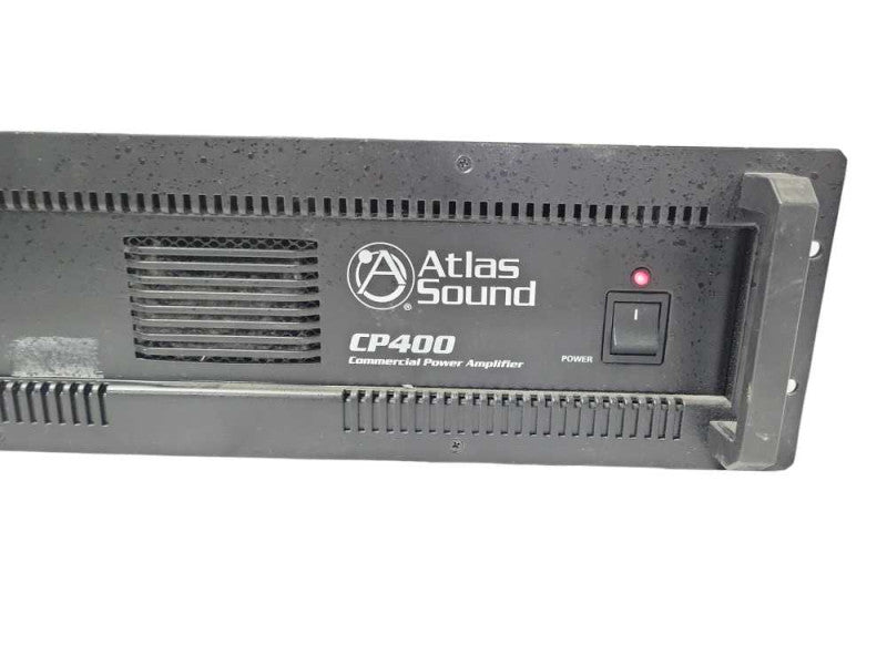 Atlas Sound Commercial Power Amplifier CP400 Amp Dual Channel 400W, Read Q_