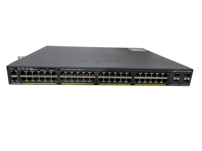 Cisco Catalyst 2960-X Series WS-C2960X-48FPS-L PoE+ Network Switch fact reset !