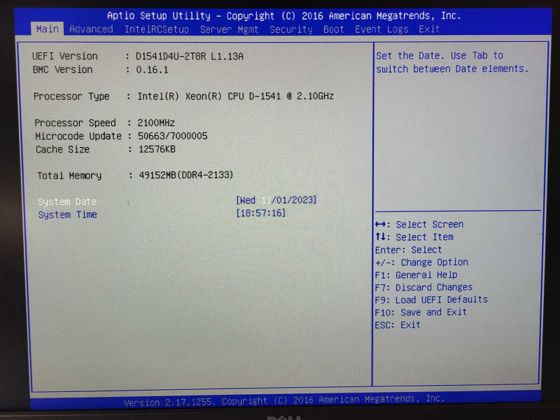 Datto 1U NAS S3P10000 Xeon D-1541 @ 2.1GHz 48GB RAM No HDD  $