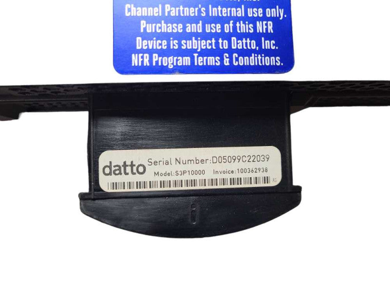 Datto 1U NAS S3P10000 Xeon D-1541 @ 2.1GHz 48GB RAM No HDD  $
