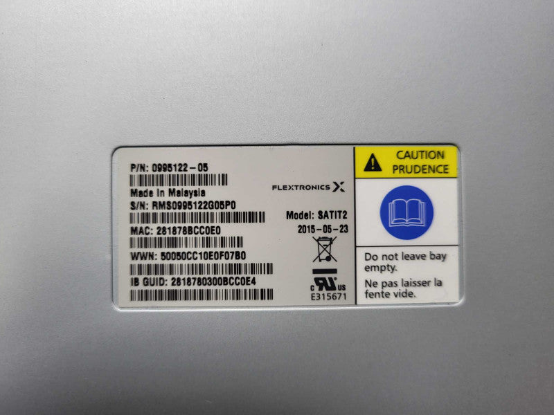 Dell HB-1235 12-Bay Disk Array Enclosure w/ 2x 0995122-05 Controller 2x PSU $