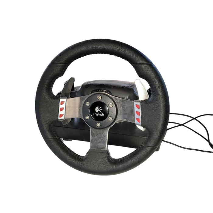 Logitech G27 Leather Racing Wheel Kit READ   -