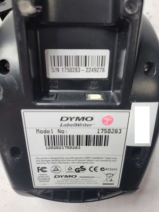 Dymo LabelWriter 450 Turbo Direct Thermal Label Printer 1750283 w/ Power adap Q_
