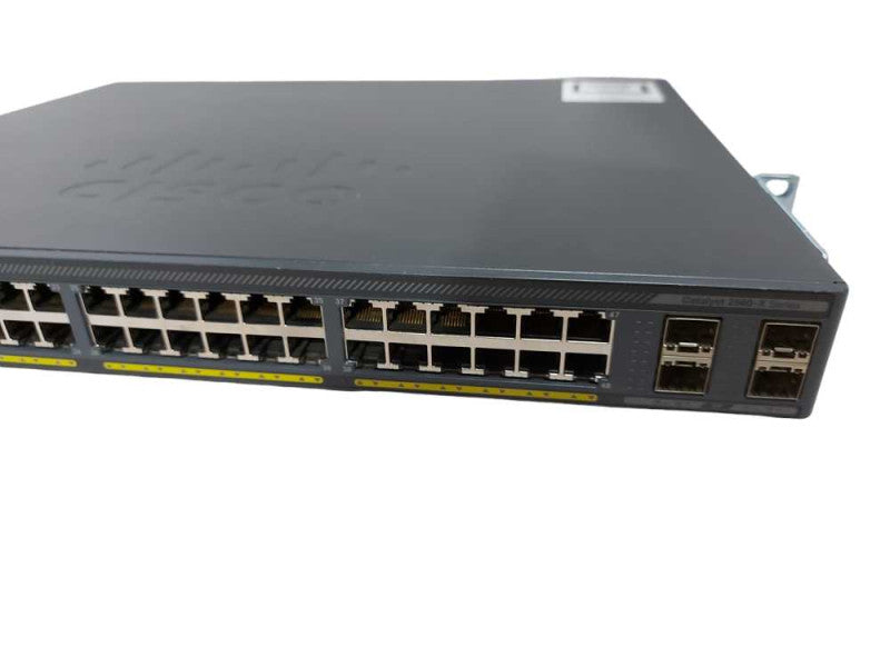 Cisco WS-C2960X-48FPS-L 2960X Series 48x port GIG POE+ switch - Fact Reset #