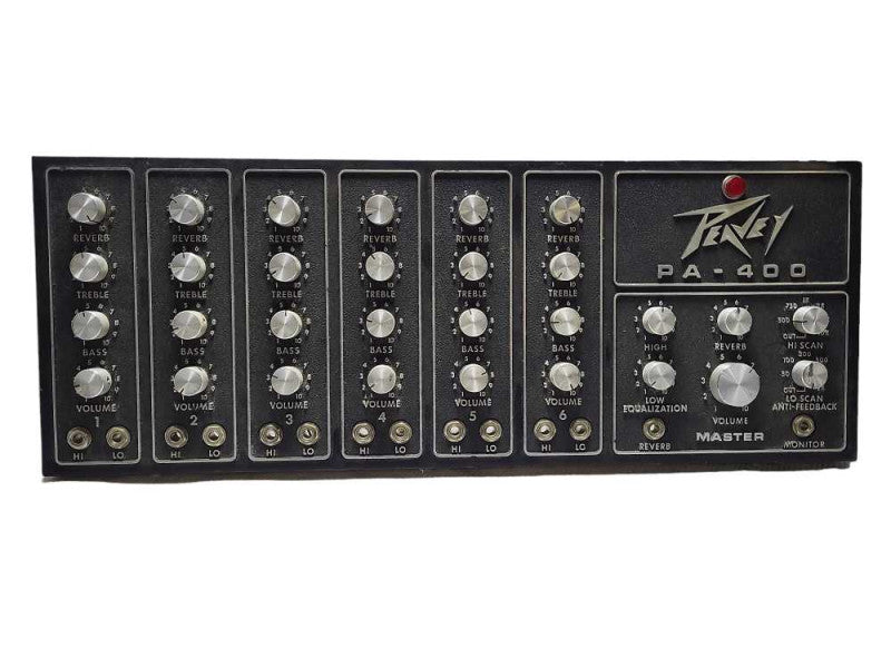 Vintage PEAVEA PA-400 front panel $