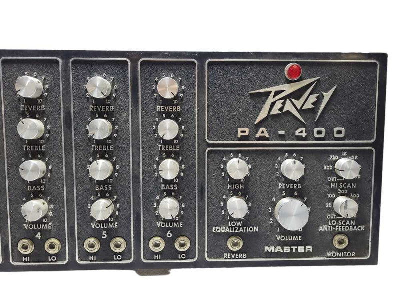 Vintage PEAVEA PA-400 front panel $