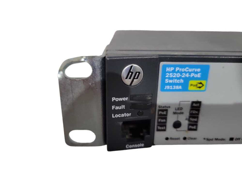 HP ProCurve 2520-24-PoE 24-Port Ethernet Networking Switch Model J9138A !